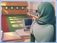 برگزاری مسابقهی تیراندازی با اسلحه