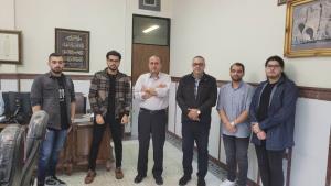 The meeting of the university president with the members of the scientific associations and the cultural center